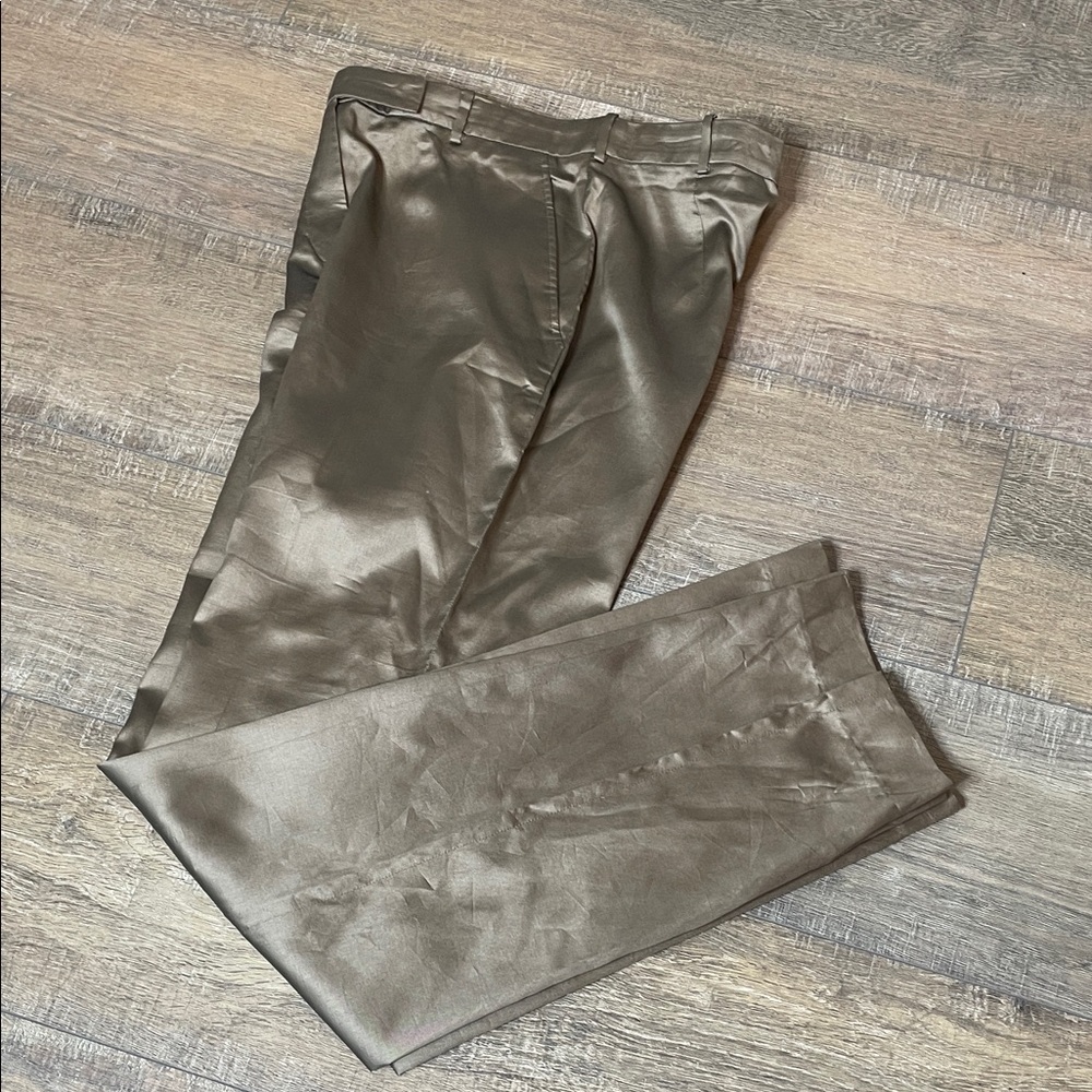 Armani Collezioni Shimmering Gray Trousers 6